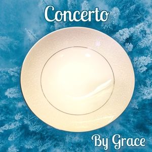Vtg Serving Bowl Grace Concerto China Round Vegetable Dish
